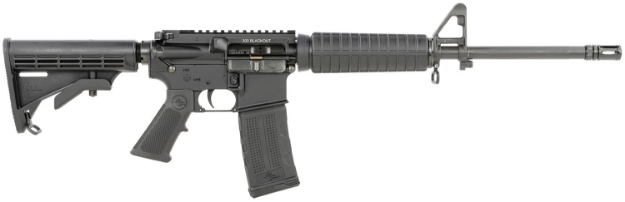 Picture of Rock River Arms Lar-15M Car A4 300 Blackout 30+1 16", Black, R4 Handguard, Tactical Carbine Stock, Overmolded A2 Grip, A2 Front Sight Post 