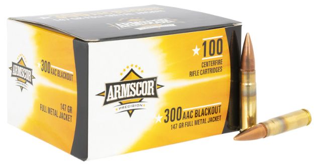 Picture of Armscor Precision Value Pack 300 Blackout 147 Gr Full Metal Jacket (Fmj) 100 Per Box/12 Cs 