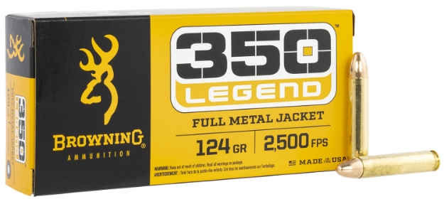 Picture of Browning Ammo Performance Target Target 350 Legend 124 Gr Full Metal Jacket (Fmj) 20 Per Box/ 10 Cs 