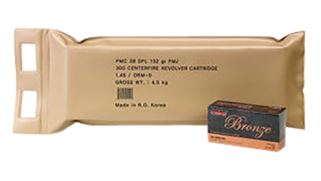 Picture of Pmc Bronze Battle Pack 38 Special 132 Gr Full Metal Jacket (Fmj) 300 Per Box/ 3 Cs 