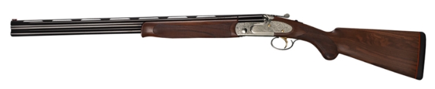 Picture of Bettinsoli Usa Overland Eell 28 Gauge Break Open 3" 2Rd 30" Blued 30" Vent Rib Barrel Stainless Engraved Stainless Receiver Walnut Wood Fixed Stock Ambidextrous Hand 