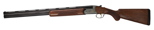 Picture of Bettinsoli Usa Omega S Lite 12 Gauge Break Open 3" 2Rd 28" Blued 28" Vent Rib Barrel Stainless Engraved Stainless Receiver Walnut Wood Fixed Stock Ambidextrous Hand 