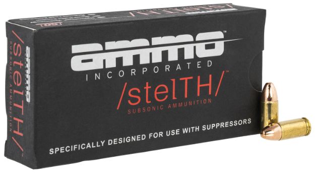 Picture of Ammo Inc Stelth Self Defense 9Mm Luger 147 Gr Total Metal Case (Tmc) 50 Per Box/ 20 Cs 
