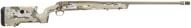 Picture of Browning X-Bolt Hells Canyon Max Long Range 6.8 Western 3+1 26" Heavy Barrel, Recoil Hawg Muzzle Brake, Smoked Bronze Cerakote, Ovix Camo Max Adjustable Comb Stock, Suppressor & Optics Ready