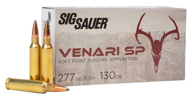 Picture of Sig Sauer V277sfsp130-20 Venari 277 Sig Fury 130 Gr 2710 Fps Soft Point (Sp) 20 Bx/10 Cs 