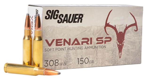 Picture of Sig Sauer V308sp150-20 Venari 308 Win 150 Gr Soft Point (Sp) 20 Per Box/10 Cs 