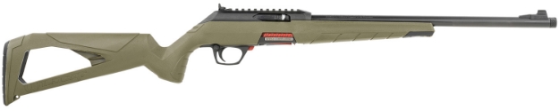 Picture of Winchester Repeating Arms Wildcat 22 Lr 10+1 18", Matte Black Barrel/Rec, Skeletonized Od Green Stock, Ghost Ring Sight, Suppressor Ready 