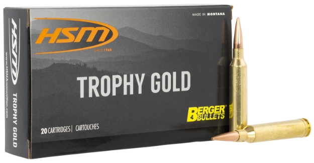 Picture of Hsm Trophy Gold Extended Range 264 Win Mag 130 Gr Berger Hunting Vld Match (Bhvldm) 20 Per Box/ 20 Cs 