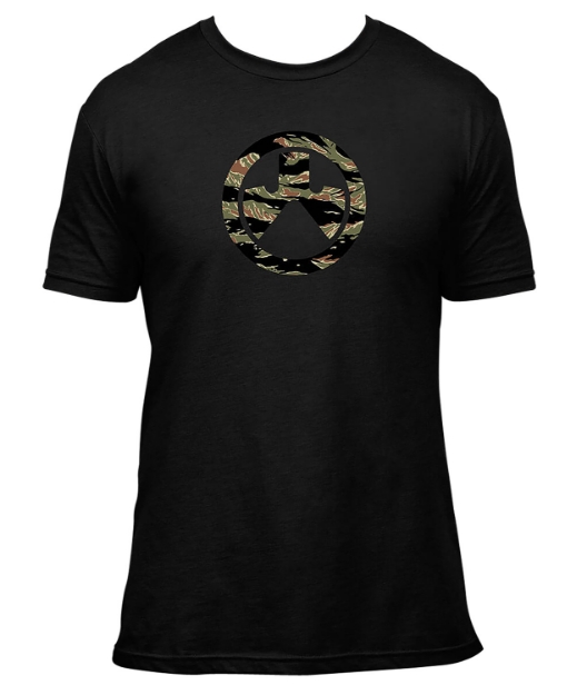 Picture of Magpul Tiger Stripe Icon Black Cotton/Polyester Short Sleeve Small 