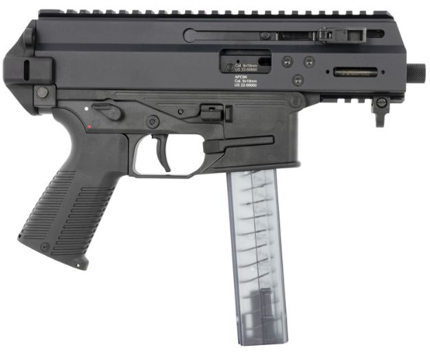 Picture of B&T Firearms Acp9k 9Mm Luger 30+1 4.30", Black, Tele Brace Adapter, Polymer Grip, Ambi Controls (Oem Mag) 