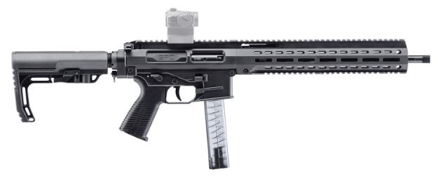 Picture of B&T Firearms Spc9 9Mm Luger 33+1 16", Black, Telescopic Stock, Polymer Grip (Glock Mag Compatible) 