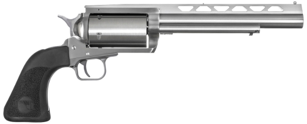 Picture of Magnum Research Bfr Sao 45 Colt (Lc) Or 410 Gauge, 7.50" Vent Rib Barrel, 6Rd Cylinder, Brushed Stainless Steel, Black Hogue Rubber Grip 