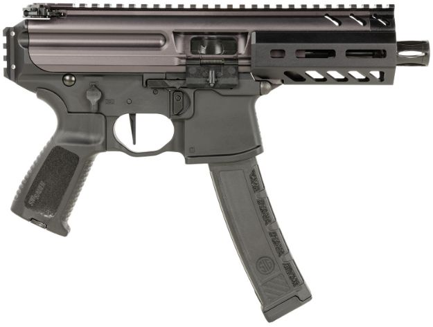 Picture of Sig Sauer Mpx K 9Mm Luger 30+1 4.50", Black, Polymer Grip, M-Lok Handguard (No Brace) 