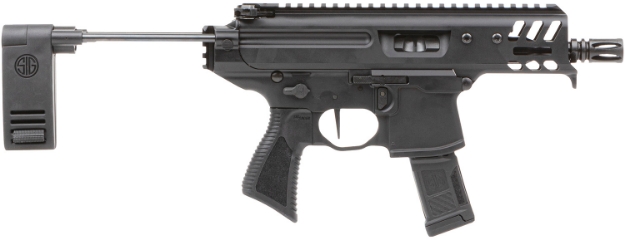 Picture of Sig Sauer Mpx Copperhead 9Mm Luger 20+1 4.50" Black Carbon Steel Barrel, M-Lok Handguards Black Anodized Receiver, Black Polymer Grips (No Brace) 