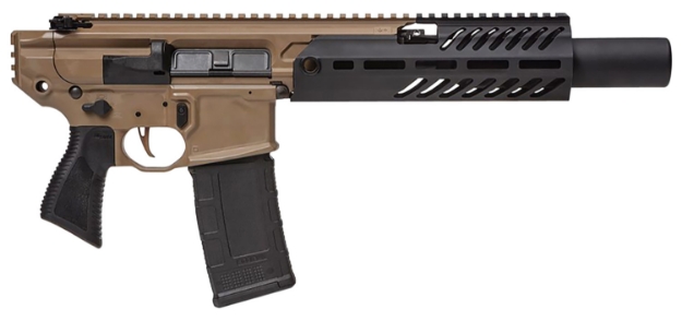 Picture of Sig Sauer Mcx Rattler Canebrake 300 Blackout 5.50" 30+1, Coyote Cerakote Rec, Black Furniture, Adjustable Gas Block, Inert Training Device (No Brace) 