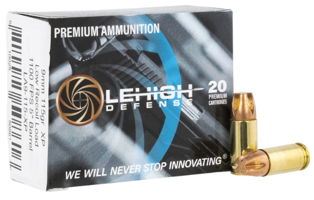 Picture of Lehigh Defense Xtreme Penetrator Self Defense 9Mm Luger 115 Gr Lehigh Defense Xp Ftm 20 Per Box/ 10 Cs 