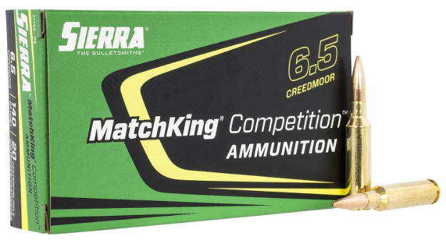 Picture of Sierra Matchking Competition 6.5 Creedmoor 140 Gr 2675 Fps Sierra Matchking Bthp (Smbthp) 20 Bx/10 Cs 