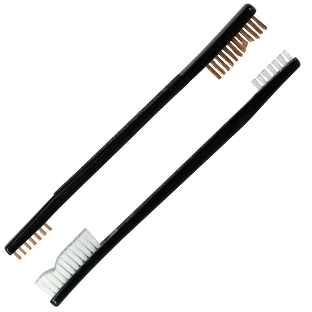 Picture of Kleenbore Double End Brush Combo Set Double Ended Brush Bronze/Nylon Bristles 2 Brushes 