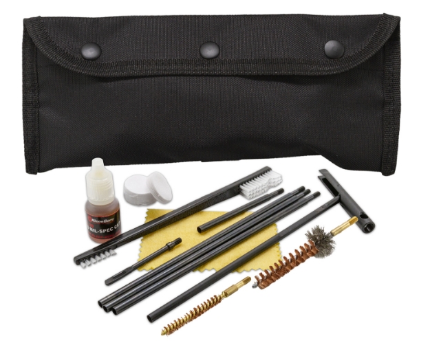 Picture of Kleenbore Modular Cleaning Kit Black Multi-Caliber Handgun/Rifle Bronze/Nylon Bristles Nylon Case 