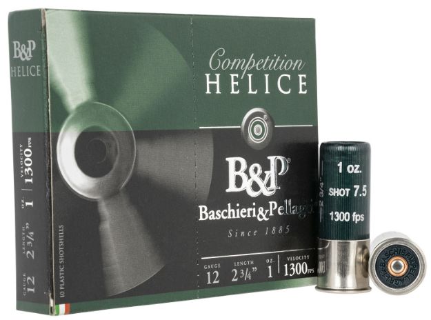 Picture of B&P Helice Electro Competition 12 Gauge 2.75" 1 Oz 7.5 Shot 10 Per Box/ 10 Cs 