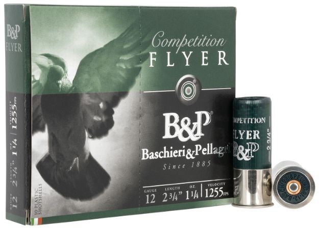 Picture of B&P Flyer Competition 12 Gauge 2.75" 1 1/4 Oz 8 Shot 100 Per Box/ 