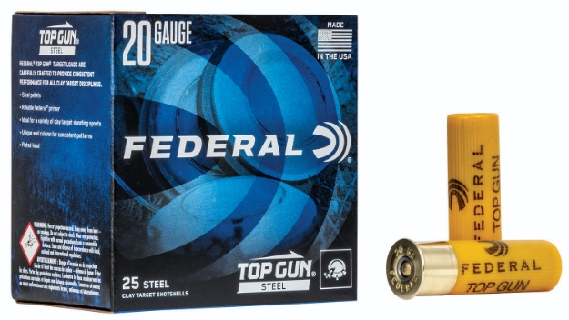 Picture of Federal Top Gun Target Load 20 Gauge 2.75" 7/8 Oz 7 Shot 25 Per Box/ 10 Cs 