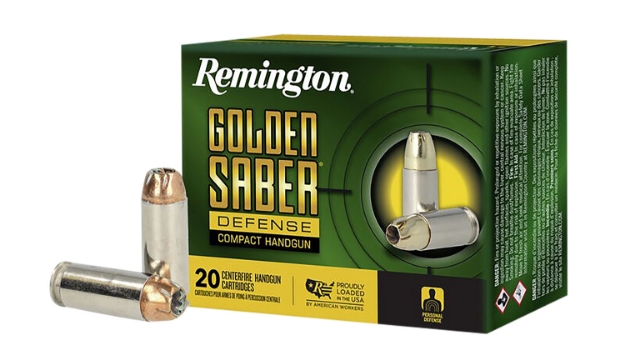 Picture of Remington Ammunition Golden Saber Defense 10Mm Auto 180 Gr Brass Jacket Hollow Point (Bjhp) 20 Per Box/ 25 Cs 