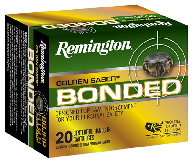 Picture of Remington Ammunition Golden Saber Bonded Defense 10Mm Auto 180 Gr Bonded Brass Jacketed Hollow Point (Bbjhp) 20 Per Box/ 25 Cs 