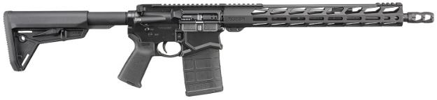 Picture of Ruger Sfar 308 Win 16.10" 20+1, Black, Magpul Stock & Grip, Muzzle Brake 