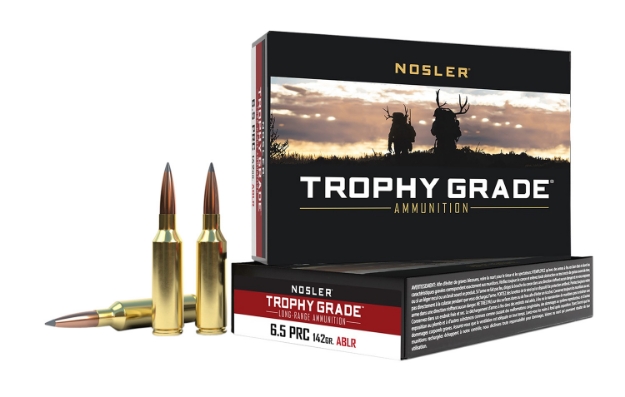 Picture of Nosler Trophy Grade Long Range 6.5 Prc 142 Gr Nosler Spitzer Accubond-Long Range (Sablr) 20 Per Box/ 10 Cs 