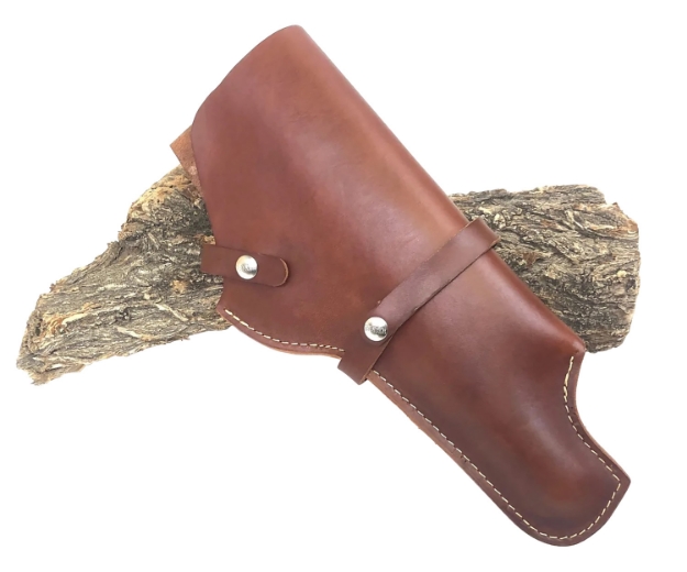 Picture of Hunter Company Owb Tan Leather Belt Loop Fits Thompson Center Contender Fits 10" Barrel Right Hand 