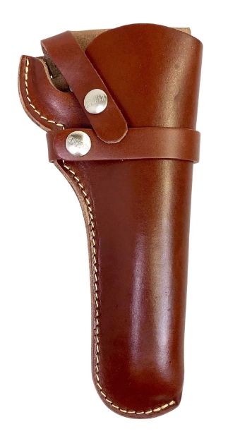 Picture of Hunter Company Belt Owb Size 16 Chestnut Tan Leather Belt Loop Fits Sa Revolver Fits 4.75-5.50" Barrel Right Hand Compatible W/ Hunter Buscadero/Straight Cartridge Belts 