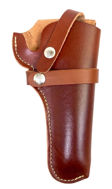 Picture of Hunter Company Belt Owb Size 41 Chestnut Tan Leather Belt Loop Fits Da Revolver Fits 4.63-6" Barrel Right Hand Compatible W/ Hunter Buscadero/Straight Cartridge Belts 