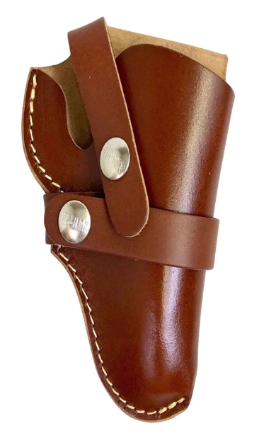 Picture of Hunter Company Belt Owb Size 7 Chestnut Tan Leather Belt Loop Fits Sa/Da Revolver Fits 2-3.50" Barrel Right Hand Compatible W/ Hunter Buscadero/Straight Cartridge Belts 