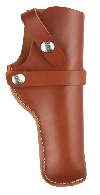 Picture of Hunter Company Belt Owb Size 78 Chestnut Tan Leather Belt Loop Fits Da Revolver Fits 8.37" Barrel Right Hand Compatible W/ Hunter Buscadero/Straight Cartridge Belts 