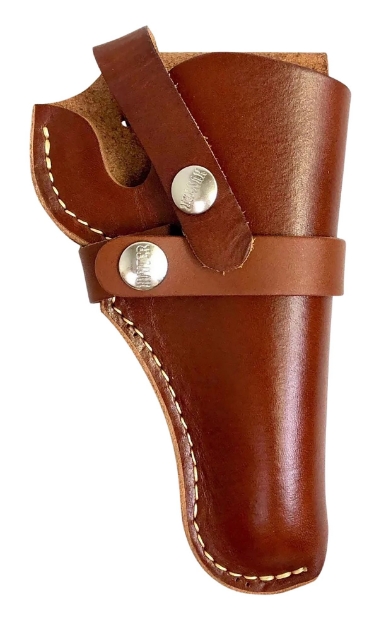 Picture of Hunter Company Belt Owb Size 8 Chestnut Tan Leather Belt Loop Fits Da Revolver Fits 2.75-4" Barrel Right Hand Compatible W/ Hunter Buscadero/Straight Cartridge Belts 