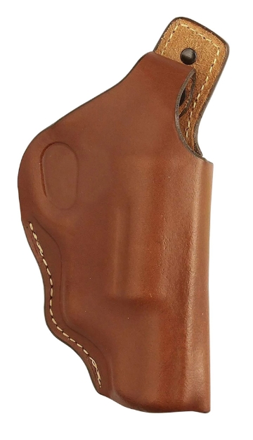 Picture of Hunter Company High Ride Owb Chestnut Tan Leather Belt Loop Fits Taurus Public Defender Fits 2" Barrel Right Hand 