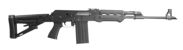 Picture of Zastava Arms Usa Pap M77 308 Win 19.70" 20+1, Black, Promag Adjustable Stock, Tangdown Polymer Grip 