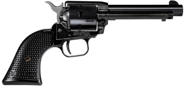 Picture of Heritage Mfg Rough Rider 22 Lr/22 Wmr 4.75" 6Rd, Black Cerakote, Black Polymer Grip, Includes Cylinder 