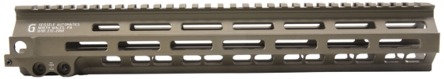 Picture of Geissele Automatics Super Modular Rail Mk8 13.50" M-Lok, Desert Dirt Aluminum For Ar Platform, Barrel Nut Included 