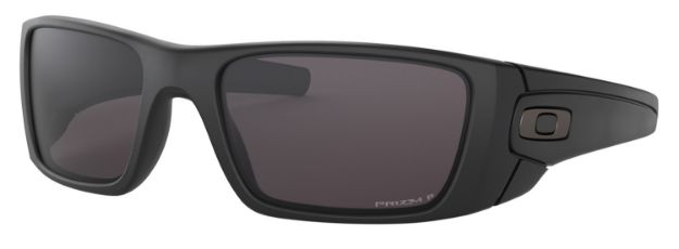 Picture of Oakley Standard Issue Fuel Cell Medium (60-19) Regular/High Bridge Fit Gray Lens Polarized Prizm Matte Black Frame 