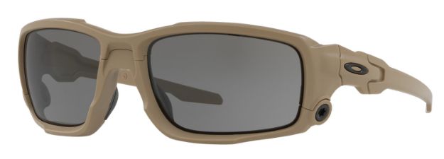 Picture of Oakley Ballistic Shocktube Xxl (61-17) Regular/High Bridge Fit Gray Lens Plutonite Terrain Tan Frame 