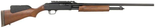 Picture of Mossberg 500 20 Gauge 5+1 24" Fully Rifled Cantilever Barrel, Blued Barrel/Receiver, Wood Dual Comb Stock, Integral Scope Base, Manual Safety 