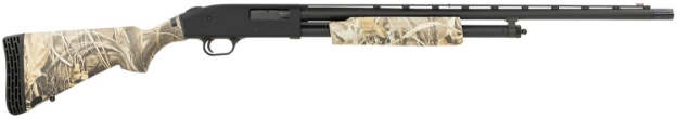 Picture of Mossberg 500 20 Gauge 5+1 24" Vent Rib Barrel, Black Parkerized Barrel/Receiver, Realtree Max-4 Flex Stock, Fiber Optic Sight, Manual Safety 