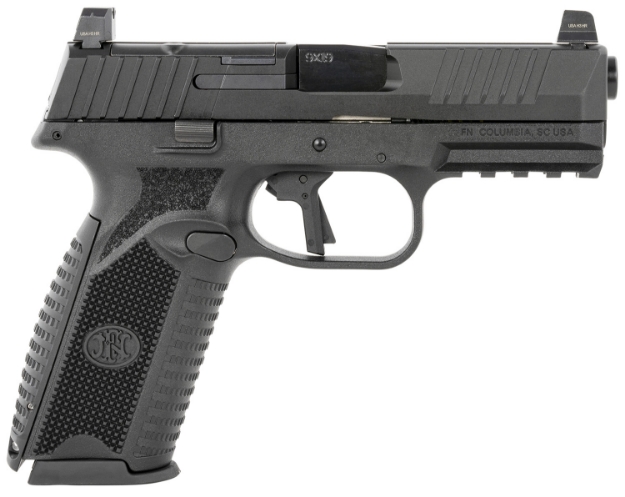 Picture of Fn 509 Mrd Le 9Mm Luger 17+1 4", Black, Polymer Picatinny Rail Frame/Grip, Serrated Optic Cut Slide, Flat Trigger 