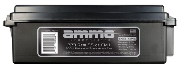 Picture of Ammo Inc Signature Hunting 223 Rem 55 Gr Full Metal Jacket (Fmj) 200 Per Box/ 6 Cs 