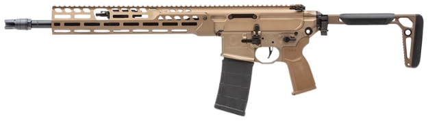 Picture of Sig Sauer Mcx Spear Lt 5.56X45mm Nato 16" 30+1, Coyote, Oem Grip/Folding Stock, Rocksett Sig Qd Suppressor Ready Flash Hider, Adj. Gas Block 