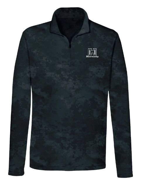 Picture of Hornady Performance 1/4 Zip Black Long Sleeve Medium 