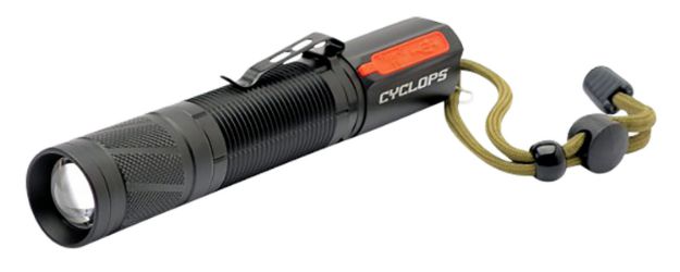 Picture of Cyclops Pocket Flashlight Black Aluminum 1200 Lumens 