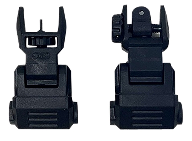 Picture of Ncstar Picatinny Low Profile Front And Rear Sight Set Black Polymer 